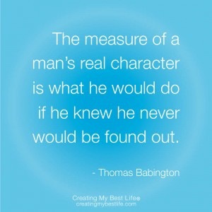 Quotes On Integrity Character