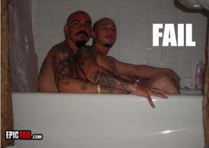 epic photo fail cholo bathtub
