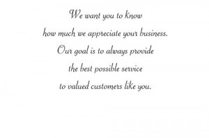 Business Thank You Card Wording