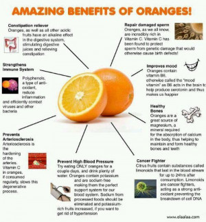 Health Benefits of Oranges-Prevent High Blood Pressure-Cancer Fighter