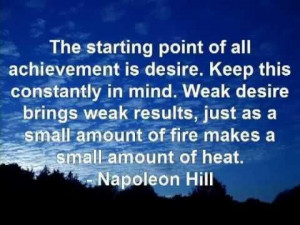 The Starting Point Of All Achievement