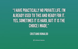Cristiano Ronaldo Quotes About Life