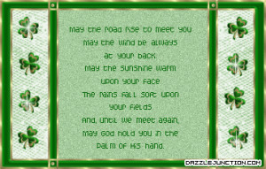 St Patricks Day Irish Poem quote