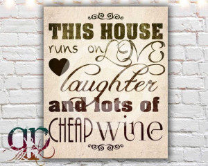 home runs on quote printable art printable quotes kitchen decor wine ...