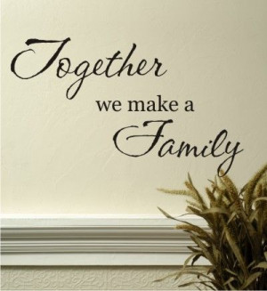Great Family Room Wall Quote