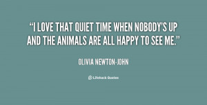 love that quiet time when nobody's up and the animals are all happy ...