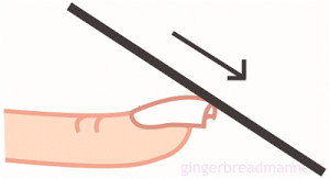 via Tutorial: Square Nails .