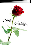 100th Birthday Cards