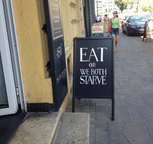 Restaurant Chalkboard Of The Day