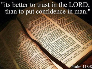 Psalm 118:8, Bible Quote, Inspiring Quotes