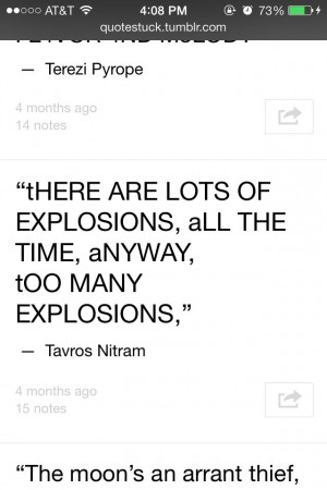 tAVROS NITRAM. Homestuck quote