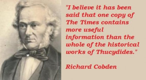 Richard cobden famous quotes 3