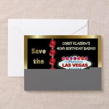 Las Vegas Birthday Invitations (Pk of 10) for