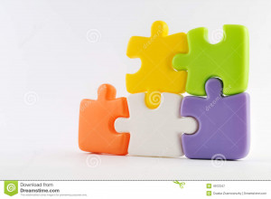 Puzzle Pieces Vector Design