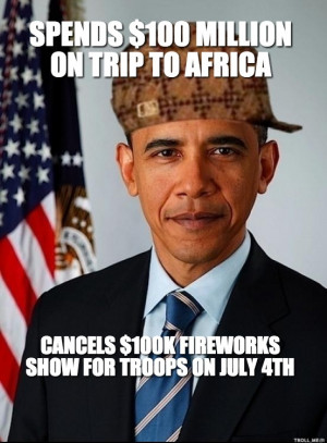 SPENDS $100 MILLION ON TRIP TO AFRICA CANCELS $100K FIREWORKS SHOW FOR ...