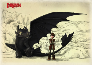 Toothless and Hiccup_FIN by Fenchan