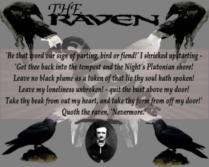 The Raven (Wallpaper 2) - Edgar Allan Poe Wallpaper