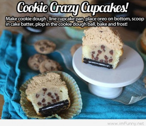 Cookie Oreo cupcake