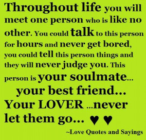 never judge you this person is your soulmate your best friend your ...
