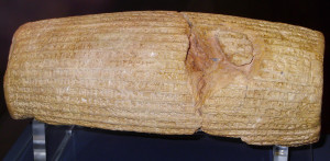 The Cyrus Cylinder. Image credit: David Holt at Flickr