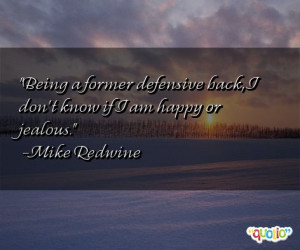 Being a former defensive back, I don't