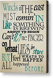 Mary Poppins Quote Poster Canvas Print by Pete Baldwin