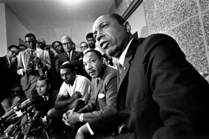 From left, civil rights leaders Stokely Carmichael, King and Floyd ...