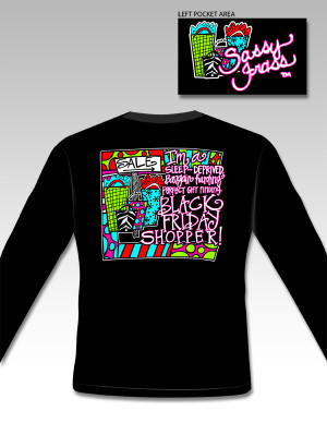 Black Friday Shopper Tee-Black Friday Shopper Tee