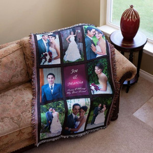 ... Throw Blankets : Photo Personalized Nine Panel Throw Blanket
