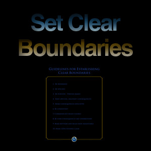 Setting Boundaries in Relationships Worksheet