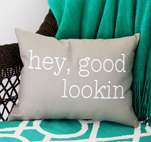 Finally, put your pillow insert in and you're done! Quote pillows are ...