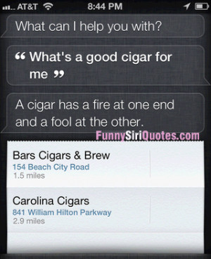Siri, pick me a cigar