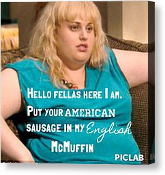 Quotes Canvas Prints - #bridesmaids #quote #rebelwilson Canvas Print ...