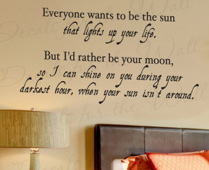 BEDROOM WALL QUOTES