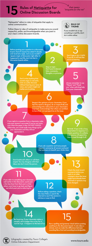 15 Essential Netiquette Guidelines to Share with Your Students
