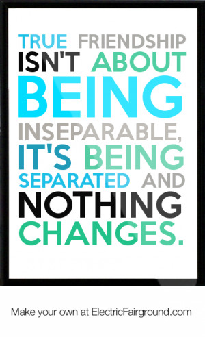 ... inseparable, it's being separated and nothing changes. Framed Quote