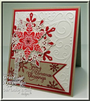 Snowy Christmas Blessings by scrappigramma2 - Cards and Paper Crafts ...