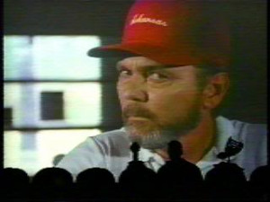 Charles B. Pierce looking reproachful