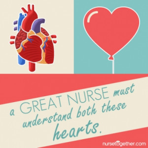 great nurse must understand both these hearts.