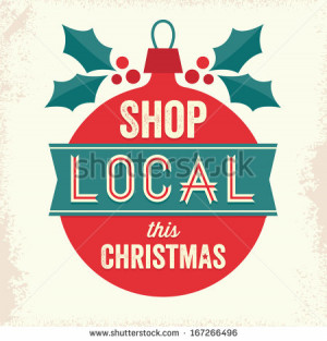 ... bauble and holly. Support small business, shop local for Christmas