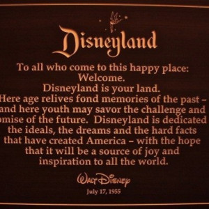 Walt Disney's Opening Day Speech at Disneyland on July 17, 1955.