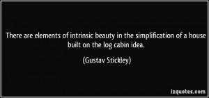 There are elements of intrinsic beauty in the simplification of a ...