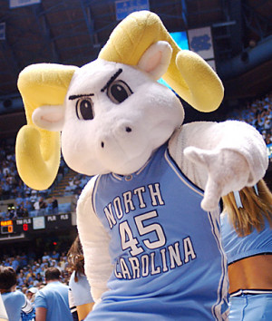 North Carolina Tar Heels Mascot