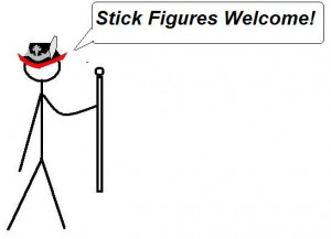 Stick Figures Wele Not Entry