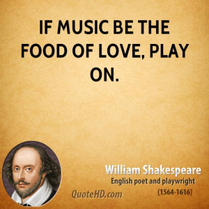 William Shakespeare Music Quotes
