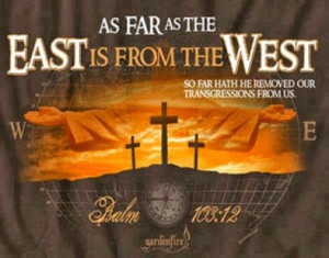 As far as the East is from the West