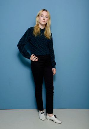 Actress Saoirse Ronan of 'How I live Now' poses at the Guess Portrait ...