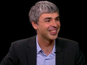 Larry Page is the head of the world's most important Internet company ...