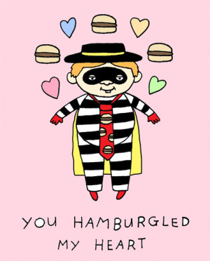 ... heart burger artists on tumblr hamburglar you hamburgled my heart