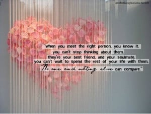 Quote from HIMYM, Season 7 Episode 10. “When you meet the right ...